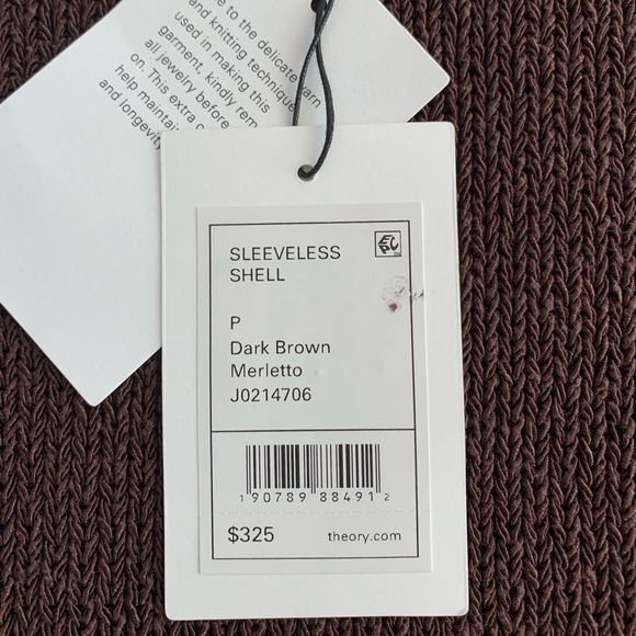 NWT Theory sleeveless shell sweater vest - Picture 4 of 8